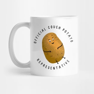 Official Couch Potato Representative Mug